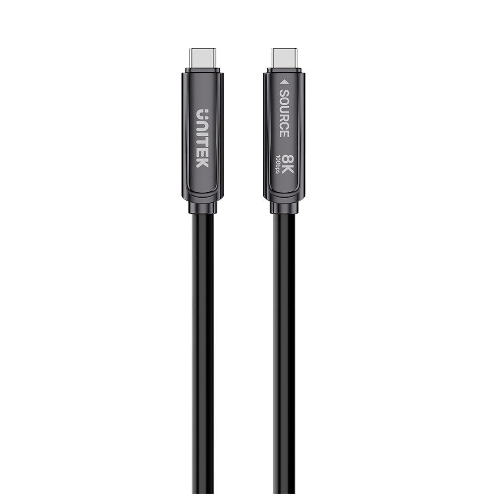 8K Fiber Optic Full-Featured USB-C Cable